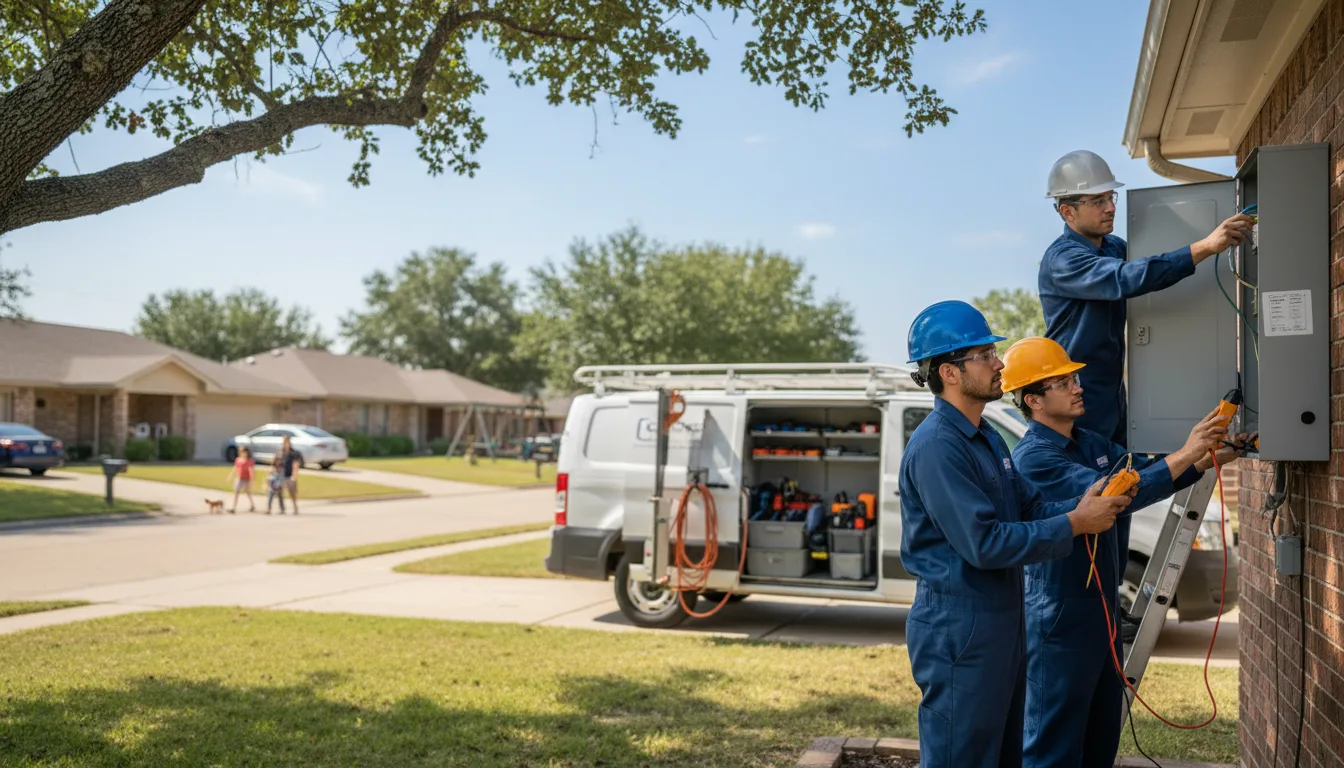 Certified electrician providing emergency electrical services in Cairnbrook, PA